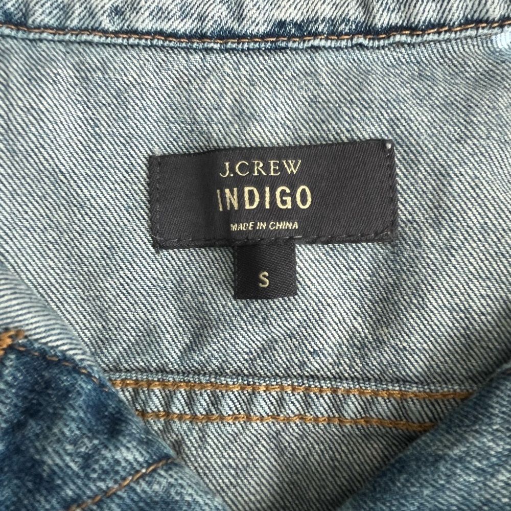 J. Crew Indigo Denim Woman’s Vest, Small - Picture 9 of 13